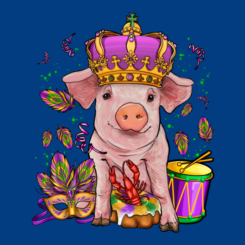 Mardi Gras Pig Premium Sweatshirt by OliviaCreatesArt | Teevron