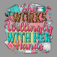 She Works Willingly With Her Hands Vintage Hoodie | Teevron