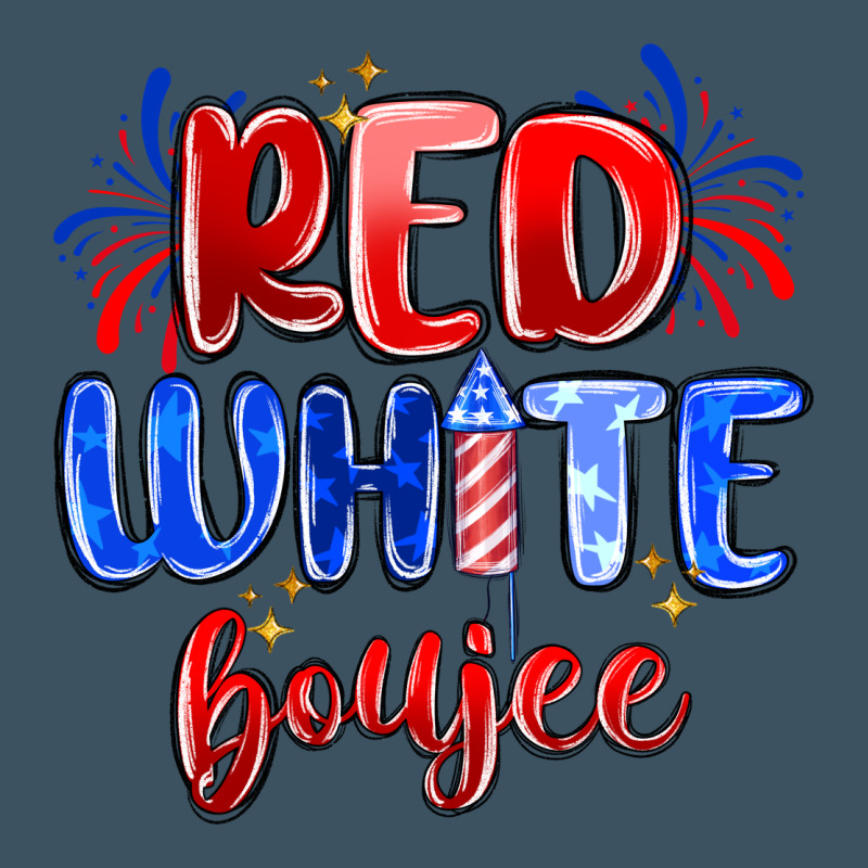 Red White Boujee Urban Heavy Tee by MaliasSmallBusiness | Teevron