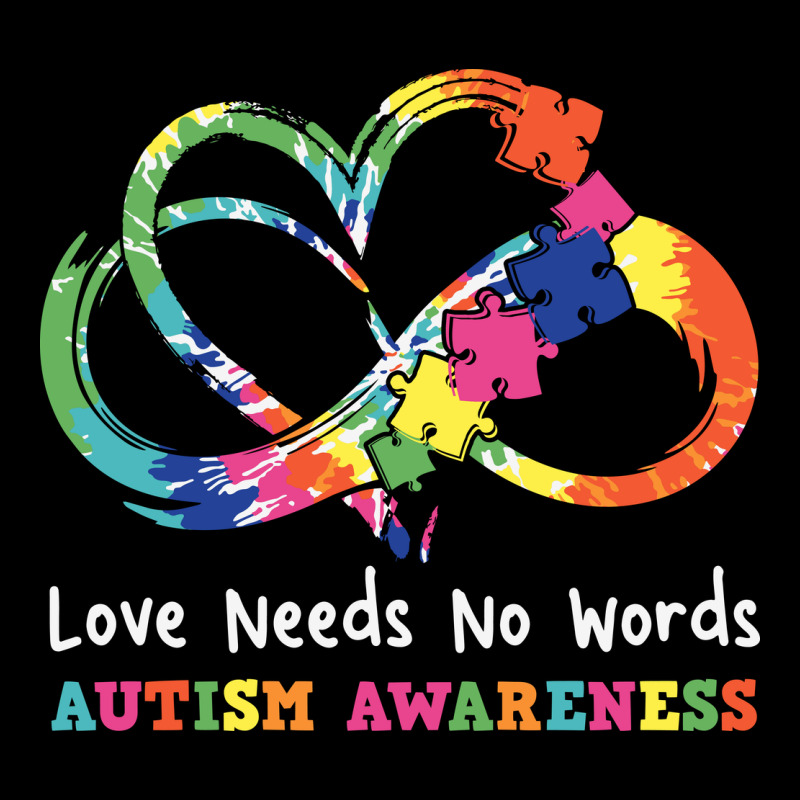 Love Needs No Words Heart Puzzle Autism Urban Hoodie by CowhideDigitalArt | Teevron
