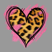 Leopard Pink Glitter Heart Vintage Hoodie | Teevron