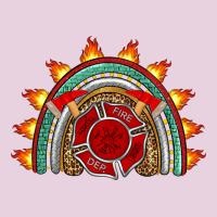 Firefighter Rainbow Ladies Tee | Teevron