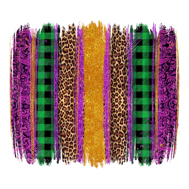 Mardi Gras Western Brush Stroke Premium Tee by Artiststas | Teevron