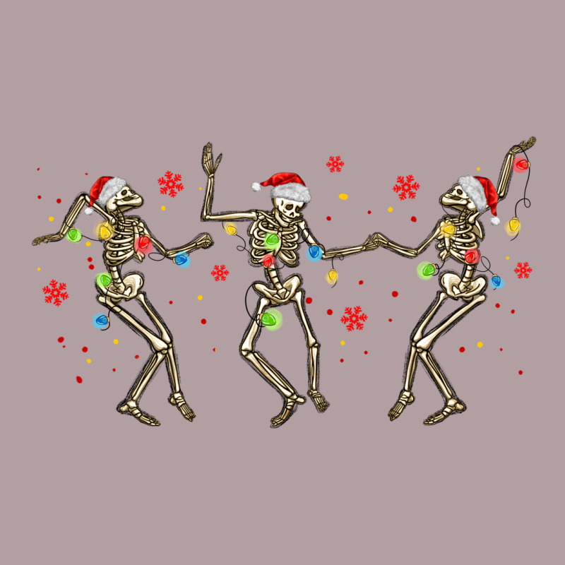 Dancing Skeleton Christmas Vintage Hoodie by MaliasSmallBusiness | Teevron