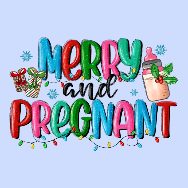 Merry And Pregnant Urban Heavy Tee by MaliasSmallBusiness | Teevron