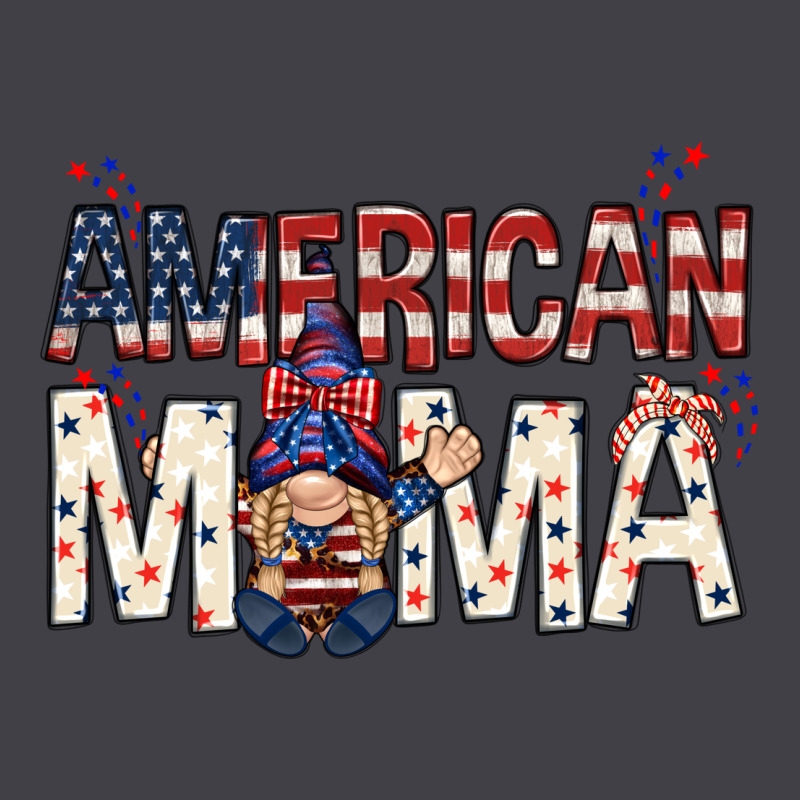 American Mama With Gnome Mothers Day Heavyweight Hoodie by HowdyJamesFarm | Teevron