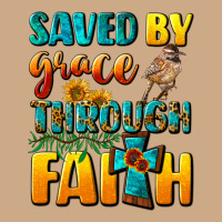 Saved By Grace Through Faith Vintage Hoodie | Teevron