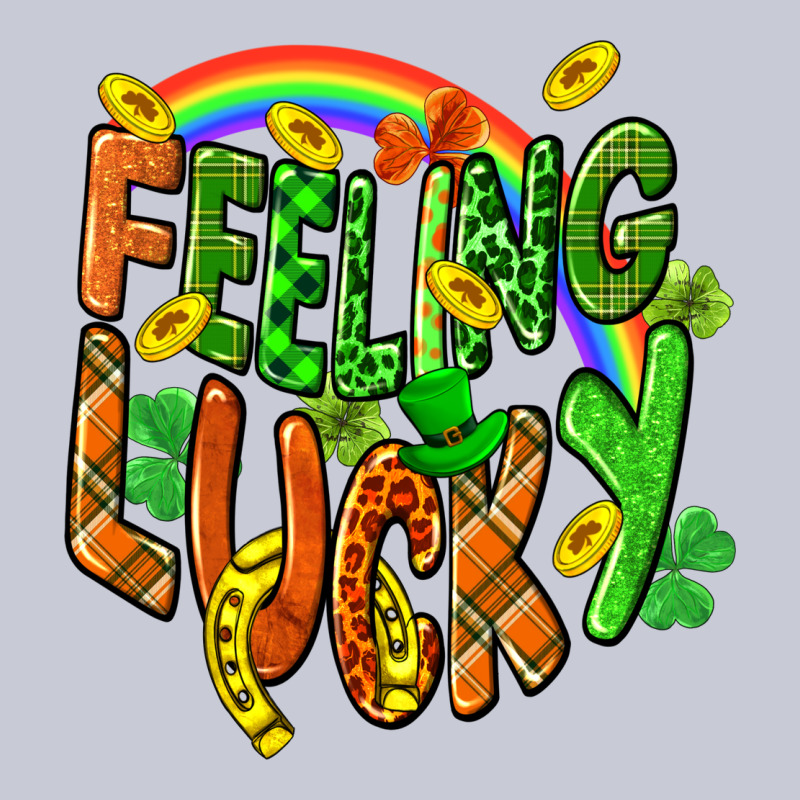 St. Patrick's Day Feeling Lucky Heavyweight Hoodie by CowGirlArtShop | Teevron