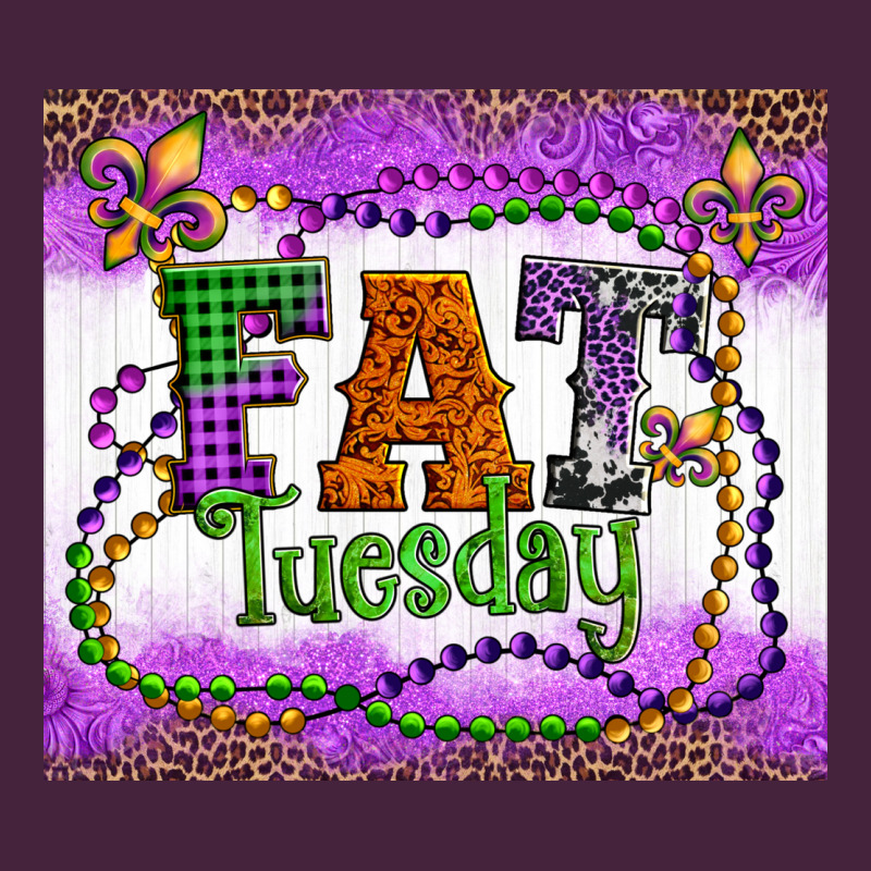Fat Tuesday Fleur De Lis And Mardi Gras Beads Premium Tee by Artiststas | Teevron