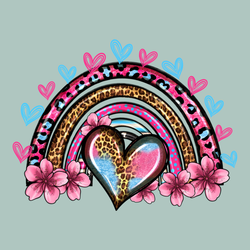 Valentine's Day Rainbow Heart Olivia Premium Sweatshirt by OliviaCreatesArt | Teevron
