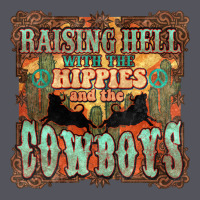 Raising Hell With The Hippies And The Cowboys Vintage Hoodie | Teevron