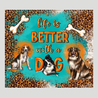 Life Is Better With A Dog Zipper Hoodie | Teevron