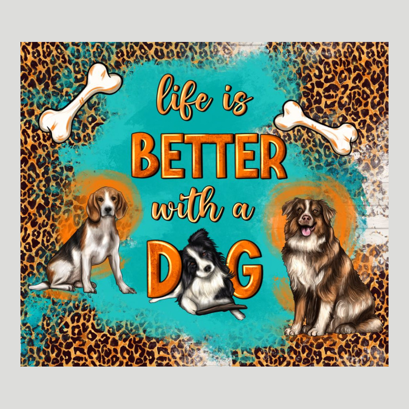 Life Is Better With A Dog Zipper Hoodie by TumblerDesignByShophia | Teevron