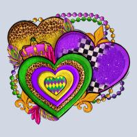 Mardi Gras Heart Olivia Premium Sweatshirt | Teevron
