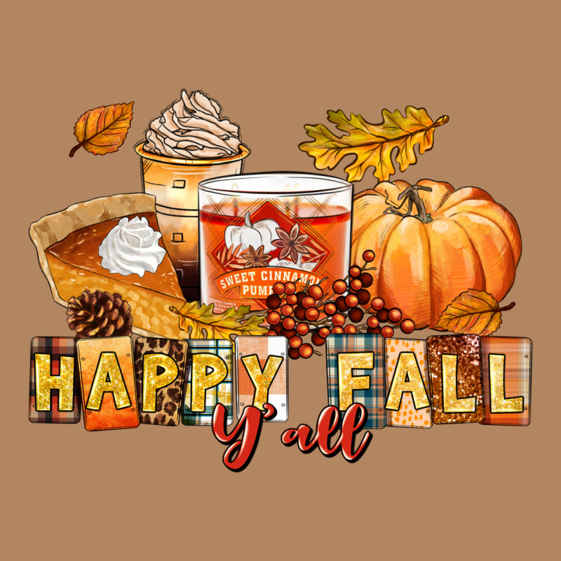 Happy Fall Y'all Long Sleeve Tee by LillyAllenDesigns | Teevron