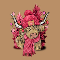 Pink Winter Long Haired Cow Vintage Hoodie | Teevron