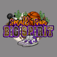 Small Town Big Spirit Basketball Vintage Tee | Teevron