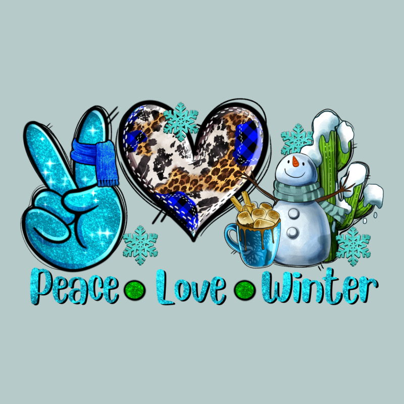 Peace Love Winter Ado Heavy Core Tee by AdoDesignShop | Teevron