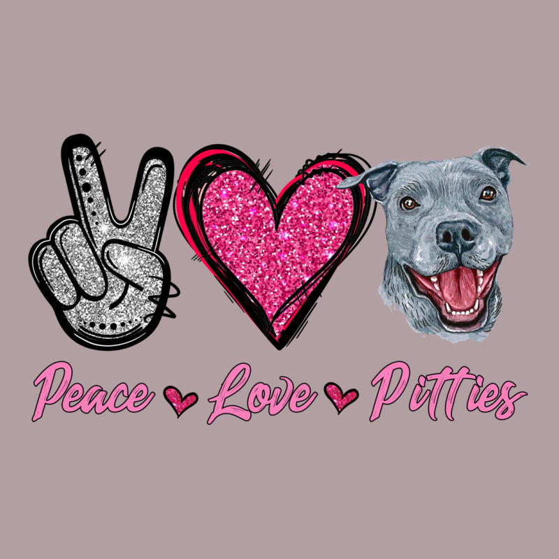 Peace Love Pitties Vintage Hoodie by Jasminsmagicworld | Teevron