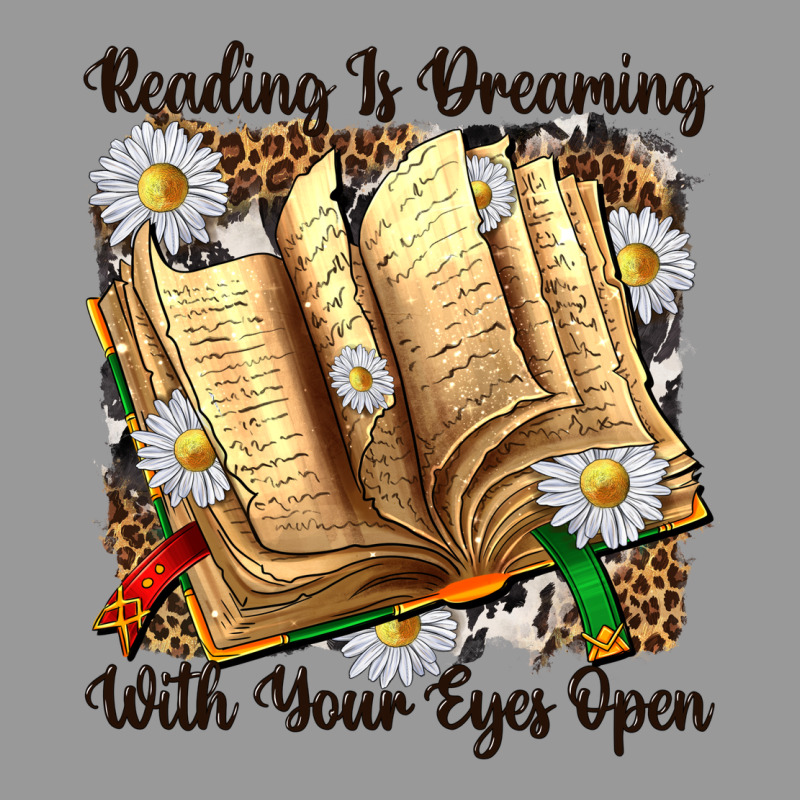 Reading Is Dreaming With Your Eyes Open Vintage Hoodie by NancyCooperArtShop | Teevron
