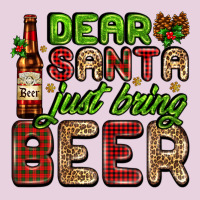 Dear Santa Just Bring A Beer With A Beer Bottle Ladies Tee | Teevron