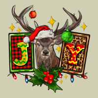 Joy With Reindeer Ado Heavy Core Tee | Teevron