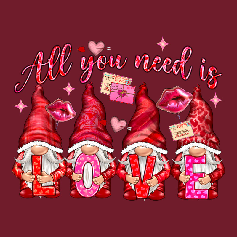 All You Need Is Love Gnomies Valentine's Day Zipper Hoodie by HowdyJamesFarm | Teevron