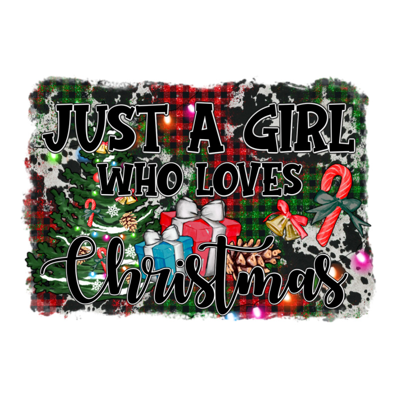 Just A Girl Who Loves Christmas Premium Tee by AdoDesignShop | Teevron