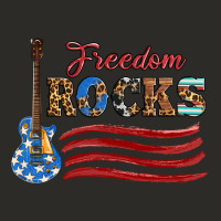 Freedom Rocks With Guitar Heavy Core Tee | Teevron