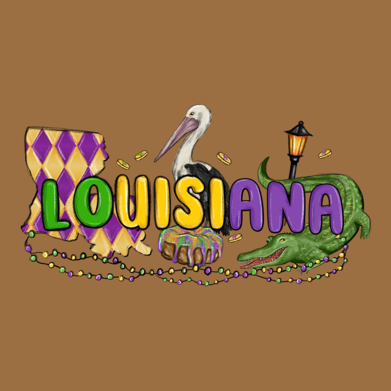 Louisiana Mardi Gras Vintage Tee by MaliasSmallBusiness | Teevron