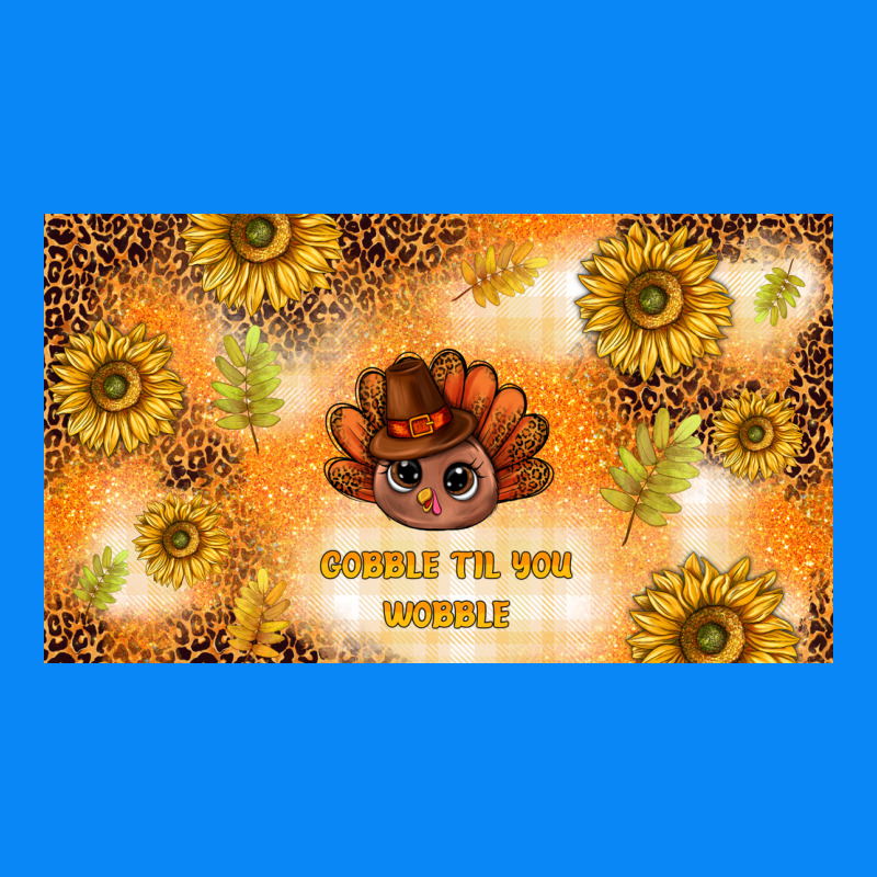 Gobble Til You Wobble Zipper Hoodie by TumblerDesignByShophia | Teevron