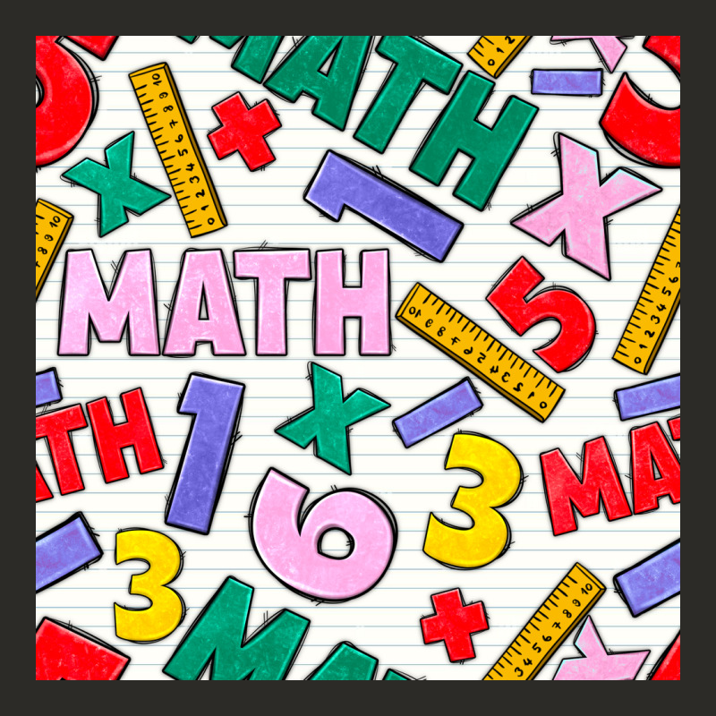 Math Seamless Pattern Heavy Core Tee by BundleAndBundleShop | Teevron