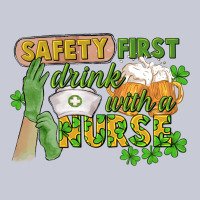 Safety First Drink With A Nurse St. Patrick's Day Heavyweight Hoodie | Teevron