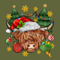 Christmas Highland Cow Classic Tee | Teevron