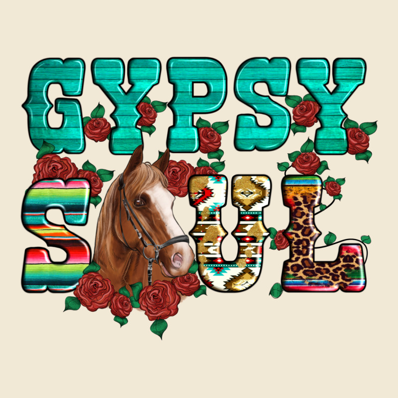 Western Gypsy Soul Horse Roses Serape Aztec Leopard Premium Tee by Artiststas | Teevron