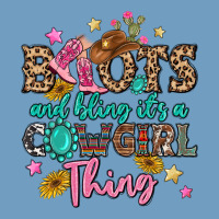 Boots And Bling It's A Cowgirl Thing Urban Heavy Tee | Teevron