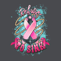 Refuse To Sink Cancer Anchor Cancer Awareness Zipper Hoodie | Teevron