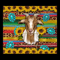 Goat Sunflowers Gemstones Serape Leopard Glitter Premium Tee | Teevron