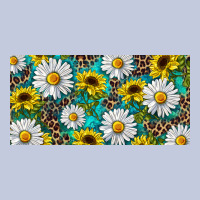 Sunflower And Daisy With Leopard Long Sleeve Tee | Teevron