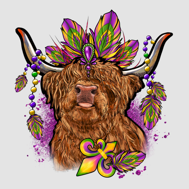 Mardi Gras Cow Premium Sweatshirt by OliviaCreatesArt | Teevron