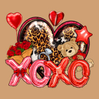 Xo Xo With Leopard And Cowhide Heart Vintage Tee | Teevron