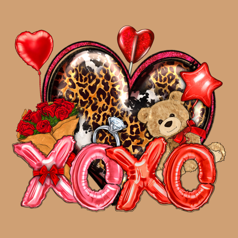 Xo Xo With Leopard And Cowhide Heart Vintage Tee by NancyCooperArtShop | Teevron