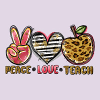 Peace Love Teach Classic Tee | Teevron