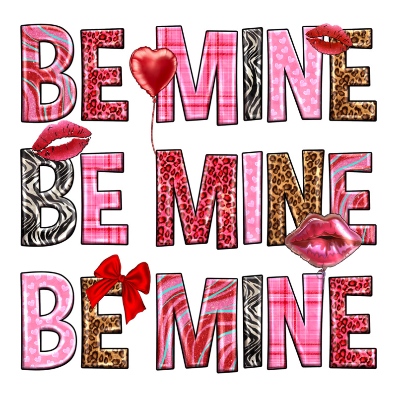 Be Mine Be Mine Be Mine Valentine's Day Zipper Hoodie by HowdyJamesFarm | Teevron