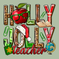 Holly Jolly Teacher Urban Heavy Tee | Teevron