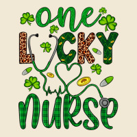 Leopard Glitter One Lucky Nurse Premium Tee | Teevron