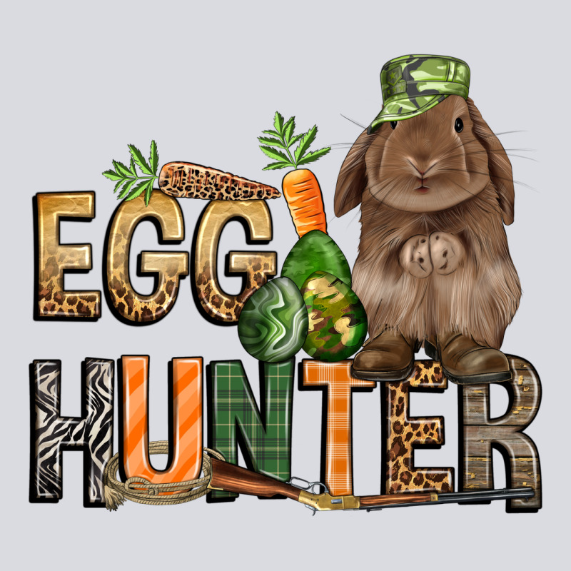 Egg Hunter With Rabbit Easter Day Zipper Hoodie by HowdyJamesFarm | Teevron