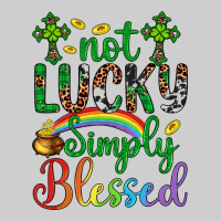 Western St. Patrick's Day Cross Not Lucky Simply Blessed Premium Tee | Teevron
