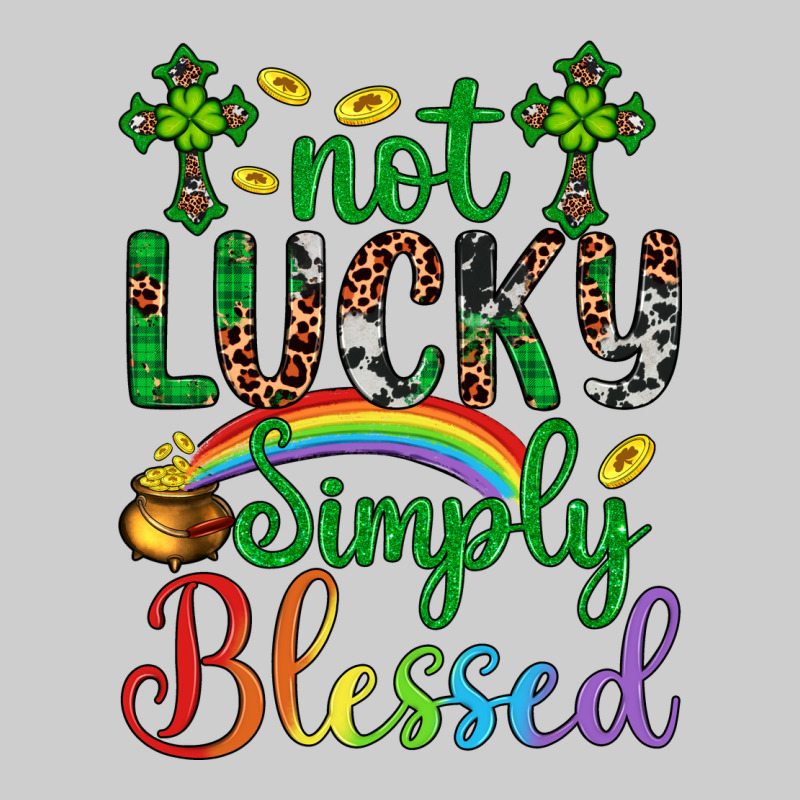 Western St. Patrick's Day Cross Not Lucky Simply Blessed Premium Tee by Artiststas | Teevron