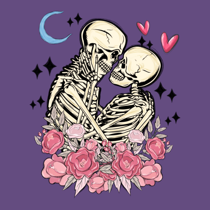 The Lovers Skeletons Vintage Hoodie by MaliasSmallBusiness | Teevron